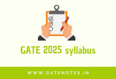 GATE 2025 Syllabus